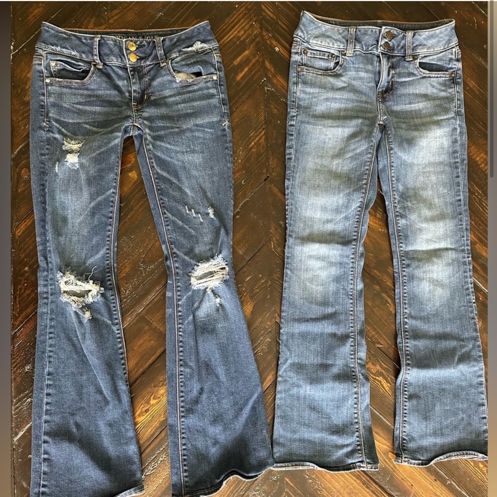 American Eagle Lowrise Artist Flare Jeans